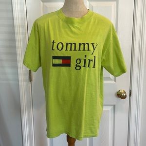 Tommy girl T-shirt green